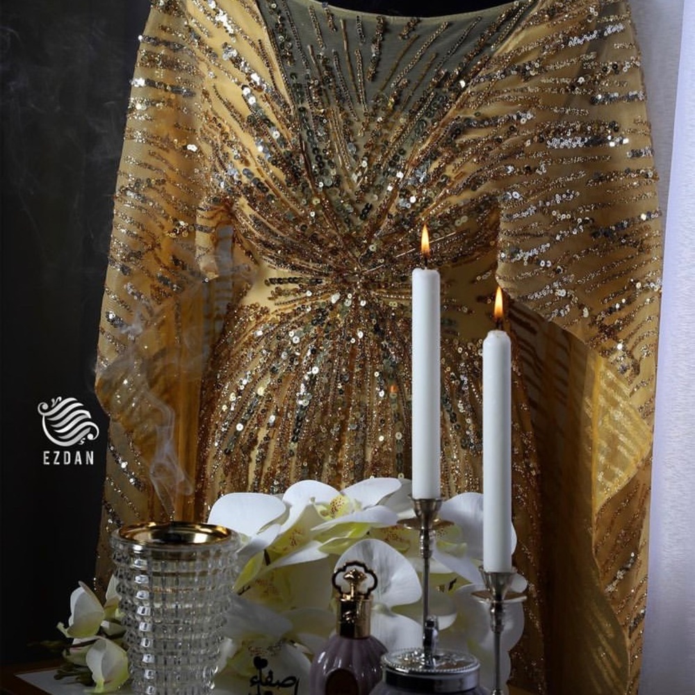 Gold Cape dress